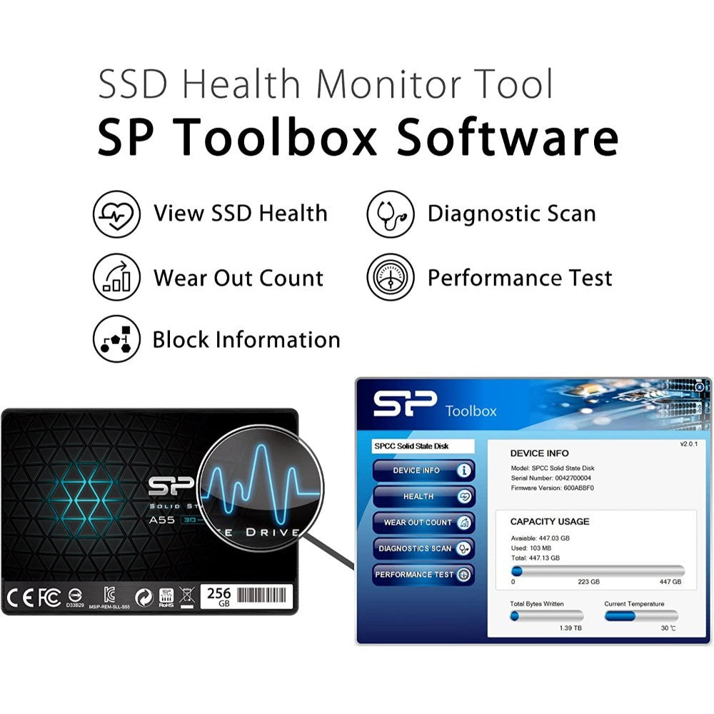 Silicon Power, Ace A55 2.5' Sata Iii Internal Solid State Drive