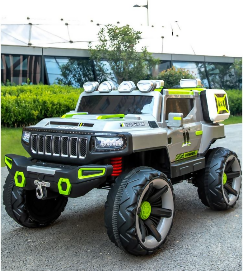 Kids Ride-On Jeep – 12V/24V Battery, Remote Control, LED Lights & Music (Ages 3–8)