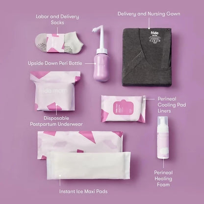 Frida Mom, Hospital Kit for Labor, Delivery, & Postpartum, 15 Piece Set