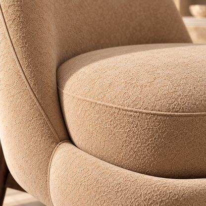 Massimo Luxury Lounge Chair – Beige | HSA010-M