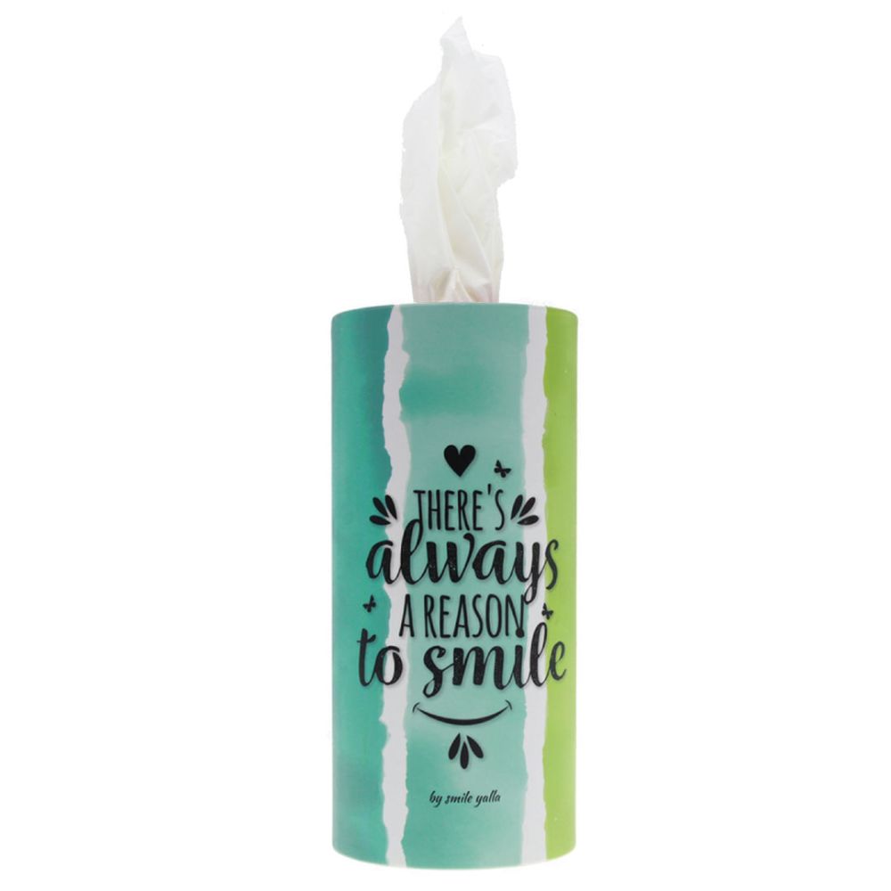 Smile Yalla, Napkins Tissue Box, There's Always A Reason To Smile