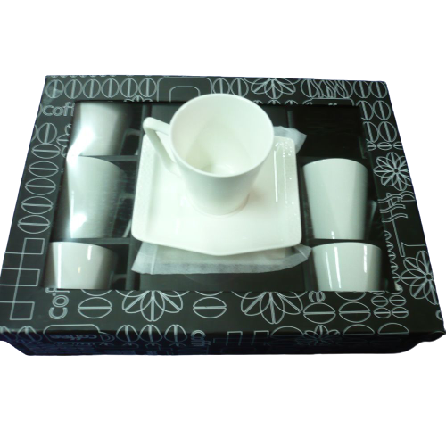 La Perla, Set Of 6 Coffee Cups And 6 Coffee Saucers In Gift Box