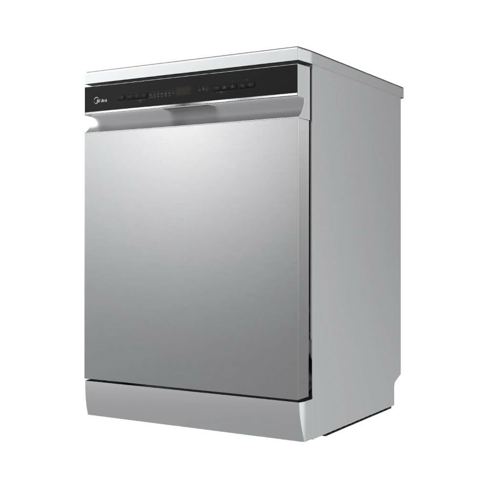Midea 15 Place Freestanding Dishwasher - Stainless Steel, WQP15-W7633D(SS)-LB