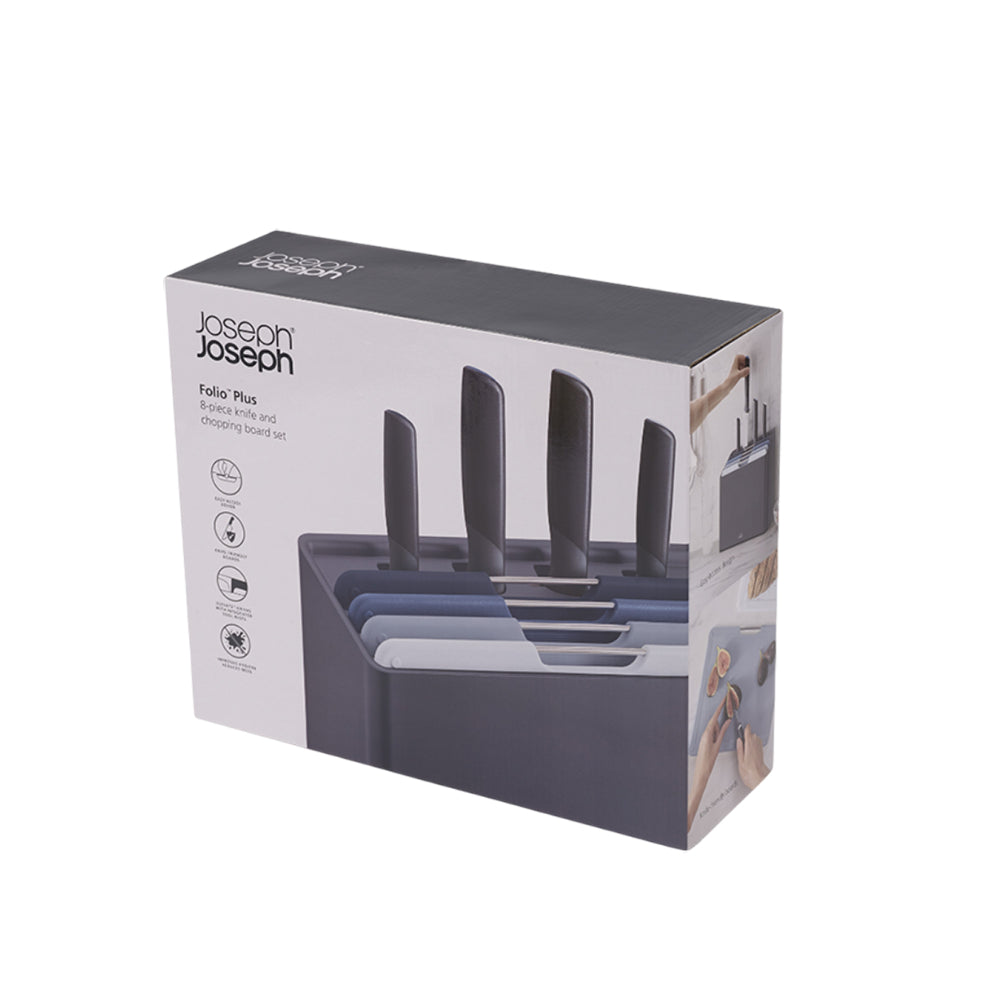 Joseph Joseph Folio Plus 8Pcs Knife Set Graphite, JOSE-60216