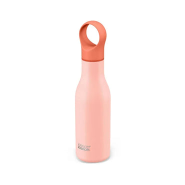 Joseph Joseph Loop 500ML Stainless-Steel Vacuum Insulated Water Bottle Coral, JOSE-81119