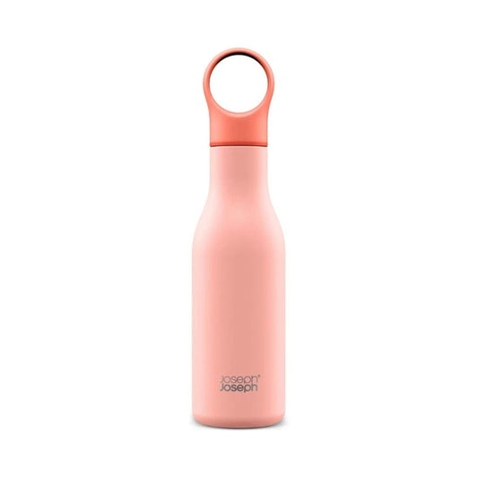 Joseph Joseph Loop 500ML Stainless-Steel Vacuum Insulated Water Bottle Coral, JOSE-81119
