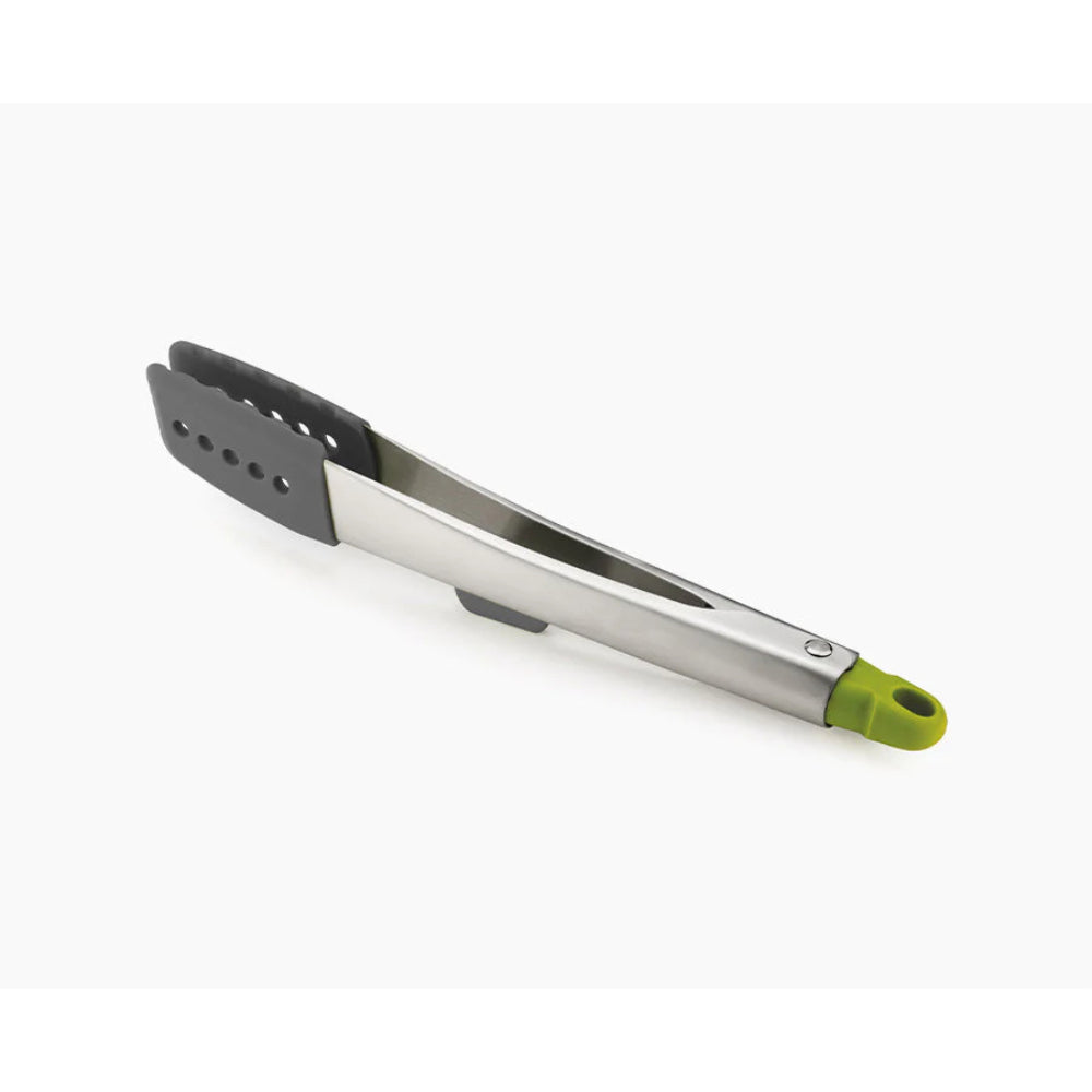Joseph Joseph 10162 12 Inch Elevate Stainless Steel Tongs [Grey-Green], JOSE-10162