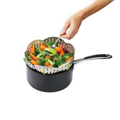 Joseph Joseph Bloom Stainless-Steel Steamer Basket Folding, One-Size, JOSE-45033