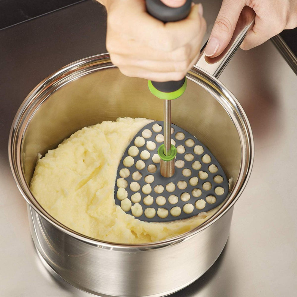 Joseph Joseph Delta Folding Masher Designed To Fit Into Curved Pan Edges, JOSE-10161