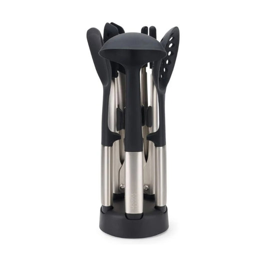 Joseph Joseph Elevate Fusion 5-Piece Stainless-Steel Utensil Set With Compact Stand , JOSE-10568