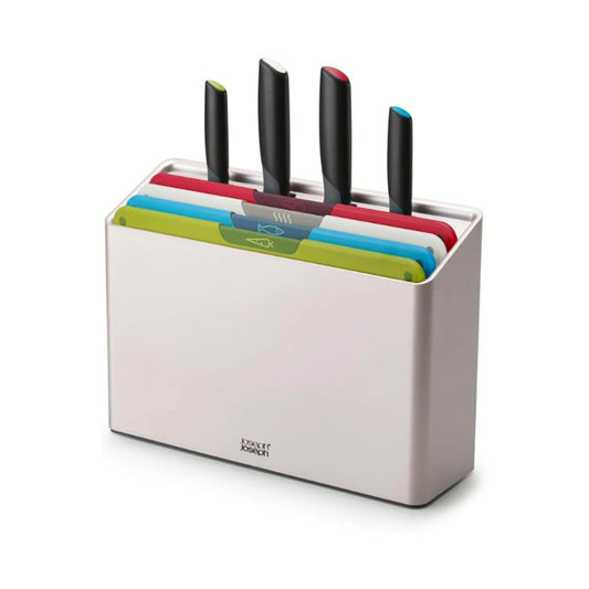 Joseph Joseph Folio Icon Plus Multicolour 8-Piece Knife & Chopping  Board Set, 4 Food-Specific, Non-Slip Chopping Boards Plus 4 Knives, JOSE-60227