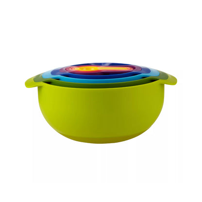 Joseph Joseph Nest 9 Nesting Bowls Multi Color 5 Measuring Cups, JOSE-40031
