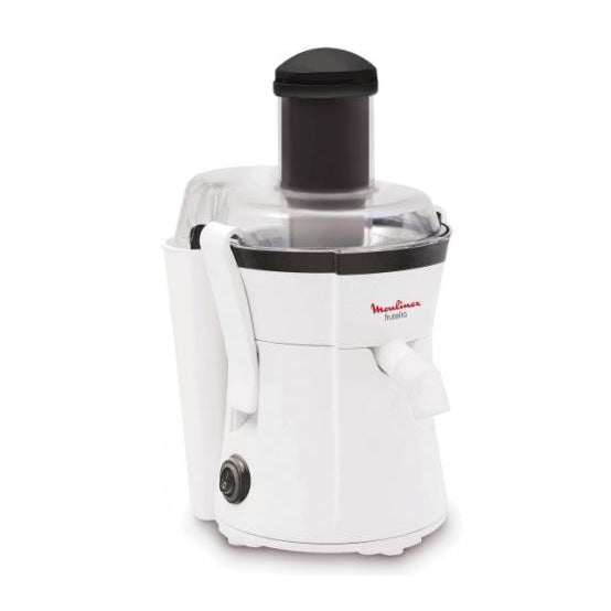 Moulinex, Centrifuge Frutelia Fruit Or Vegetable Juice Machine 15600 Revolutions / Minute Capacity 0.8L Pulp Extractor Tank 400W White, Ju350B39