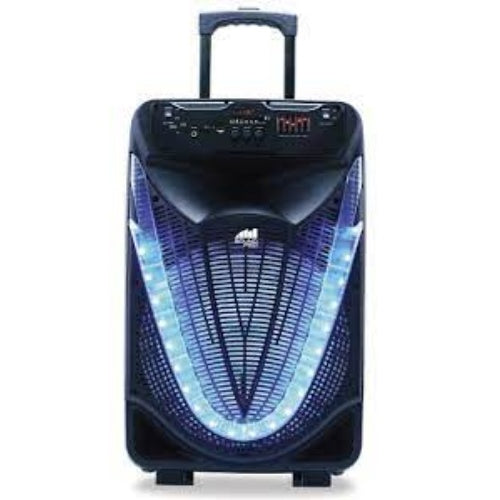 Speaker K2-15 15Inch With Charger - Bluetooth - - Usb - Aux - Radio Card - Microphone - Remote