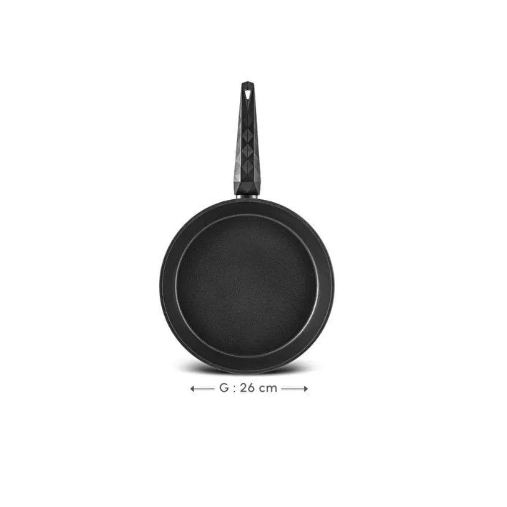 Karaca BioDiamond Antibacterial Handle Induction Base Frying Pan 26 cm, 153.03.08.0419