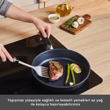 Karaca BioDiamond Antibacterial Handle Induction Base Frying Pan 26 cm, 153.03.08.0419