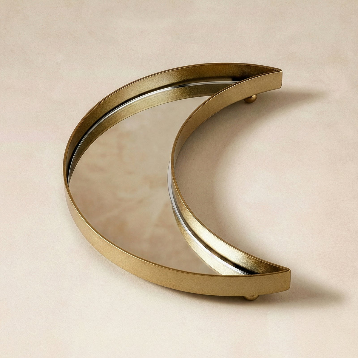 Karaca Home Sema Moon-Shaped Snack Bowl – Gold, 8683650439523