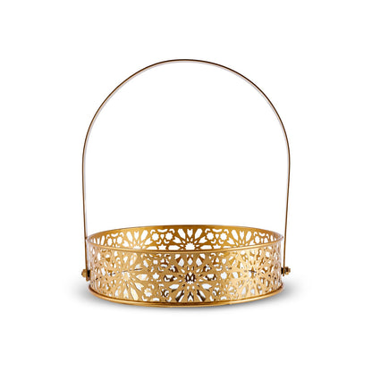Karaca Home Sema Serving Tray – Gold, 8683650439561