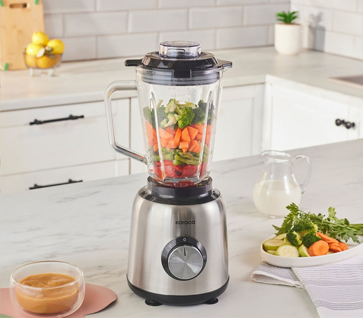 Karaca Inox 1.5 L Glass Bowl Smoothie Blender, 153.09.01.3425