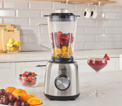 Karaca Inox 1.5 L Glass Bowl Smoothie Blender, 153.09.01.3425