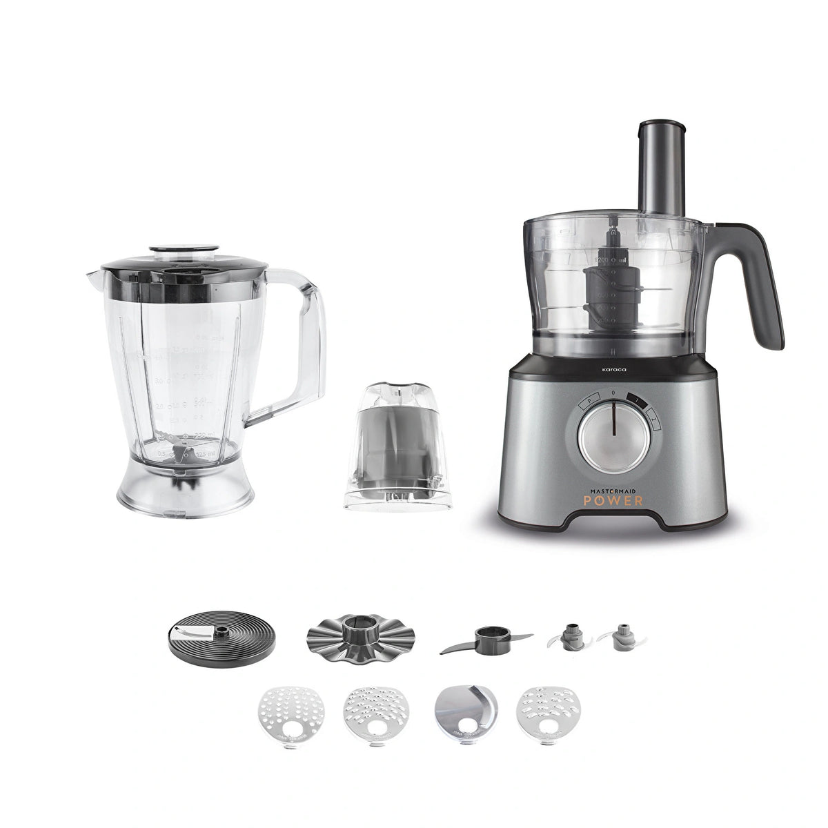 Karaca Mastermaid Power 10-in-1 Multifunctional Food Processor 2000W