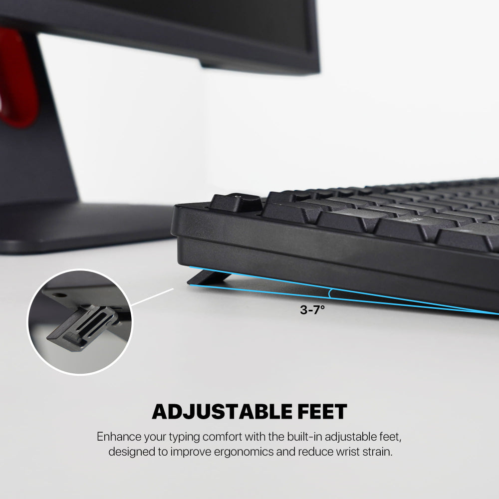 FANTECH KM101GO Professional Wired Combo, Durable Design, English/Arabic, Ideal for Daily Office & Business Use