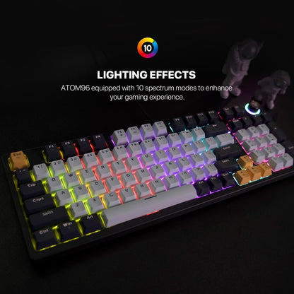 Fantech, Mk890V2 Atom 96 Rgb Mechanical Gaming Keyboard Mizu Edition, Available in Different Colors