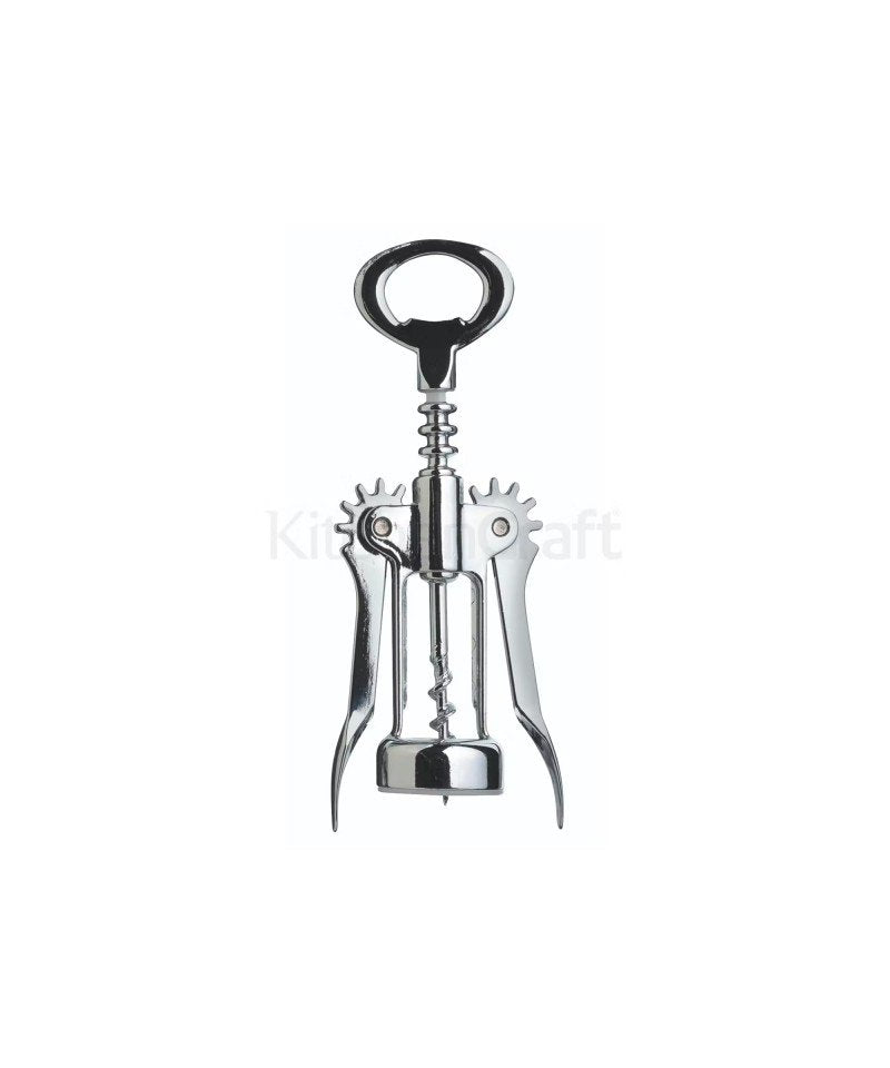 Kitchen Craft, Barcraft Double Handled Chrome Wing Corkscrew