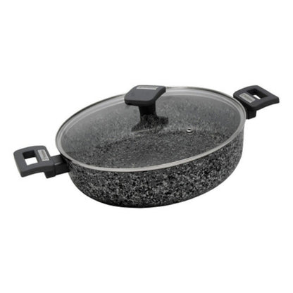 Westinghouse, Non-stick Marble Coated Casserole Pan 28 cm Diameter - WCCC0070L28GGY.