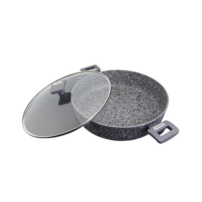 Westinghouse, Non-stick Marble Coated Casserole Pan 28 cm Diameter - WCCC0070L28GGY.