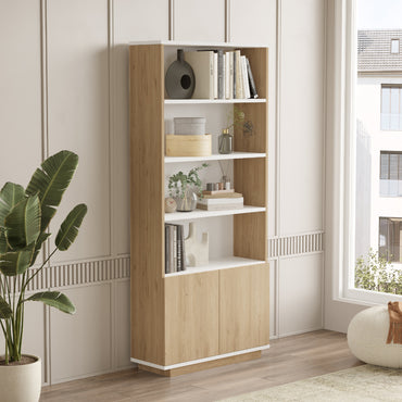 KDesign Premium Bookshelf [Pine - White], FR16-SW
