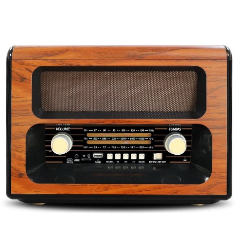 Kemai Md-1910Bt Portable 3-Band Am Fm Sw Radio, Tf Card And Mp3 Player