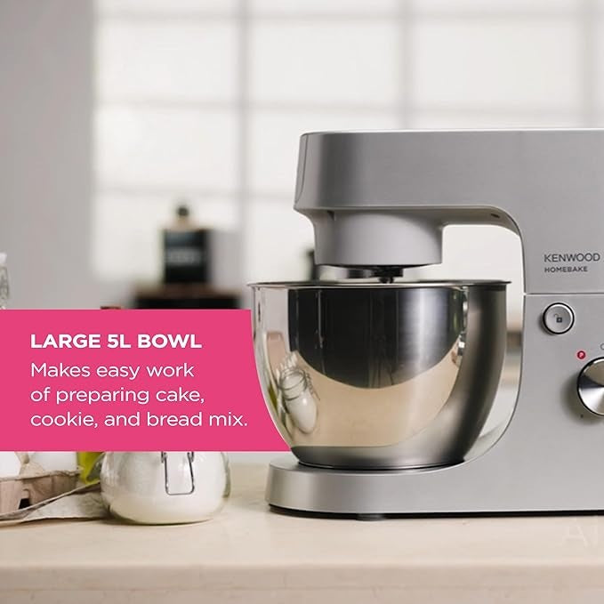 Kenwood, Khh01 Stand Mixer Kitchen Machine Homebake 1400W With 5.0L