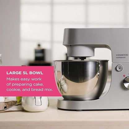 Kenwood, Khh01 Stand Mixer Kitchen Machine Homebake 1400W With 5.0L