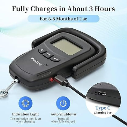 Kingon, Rechargeable Luggage Scale, Digital Portable Bag Scale For Travel, Suitcase Weight Scale With Strap & Comfortable Handle, 110Lb/50Kg Capacity