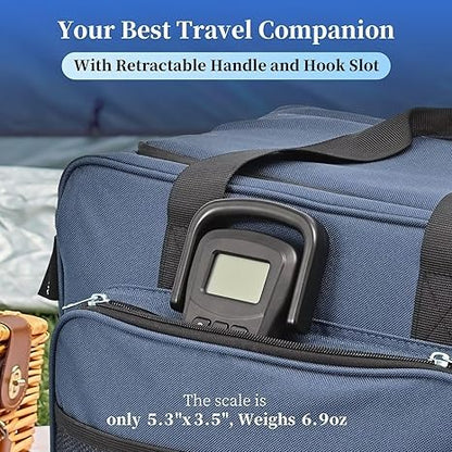 Kingon, Rechargeable Luggage Scale, Digital Portable Bag Scale For Travel, Suitcase Weight Scale With Strap & Comfortable Handle, 110Lb/50Kg Capacity