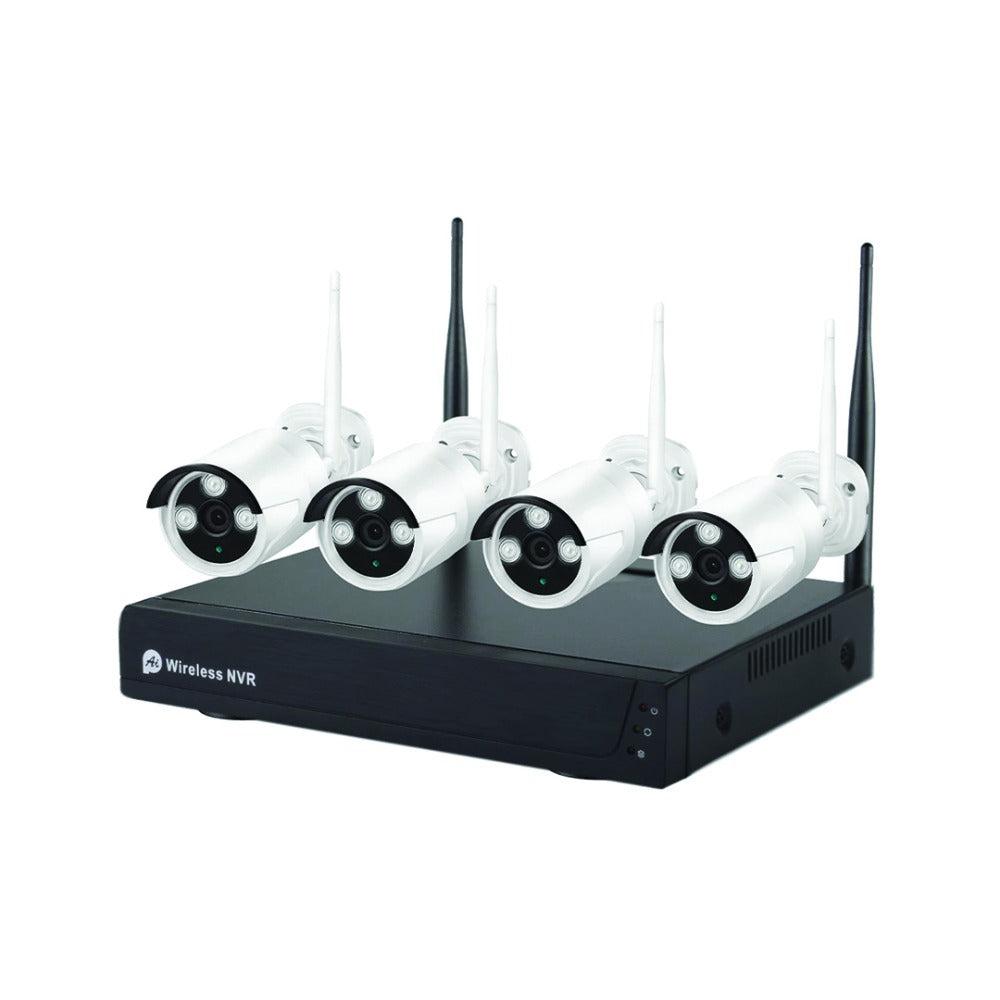 Wireless Security Surveillance Camera with 4 Channels - KIT400CH.