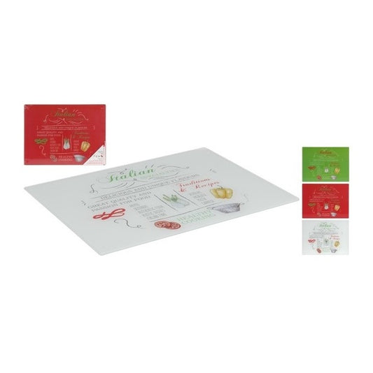 Itemz, Cutting Board Tempered Glass Italian Design 30 X 40 Cm