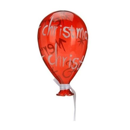 Itemz, Christmas Balloon Glass 15 Cm, Available in Different Colors