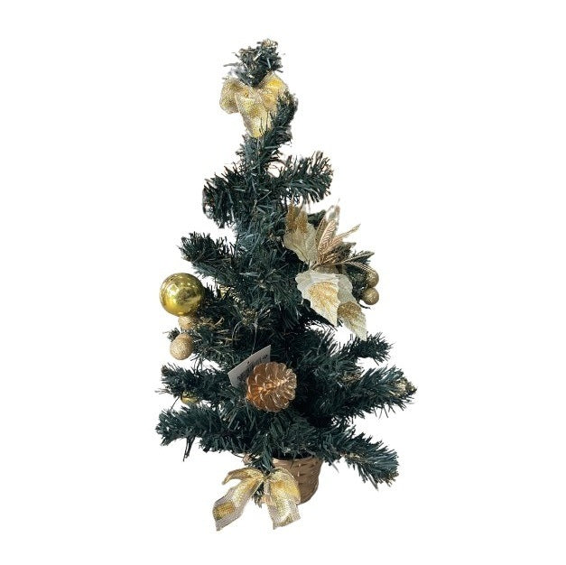 Christmas Tree With Decoration 50 cm Gold