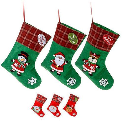 Itemz, Christmas Sock 20Cm , Available in Different Colors
