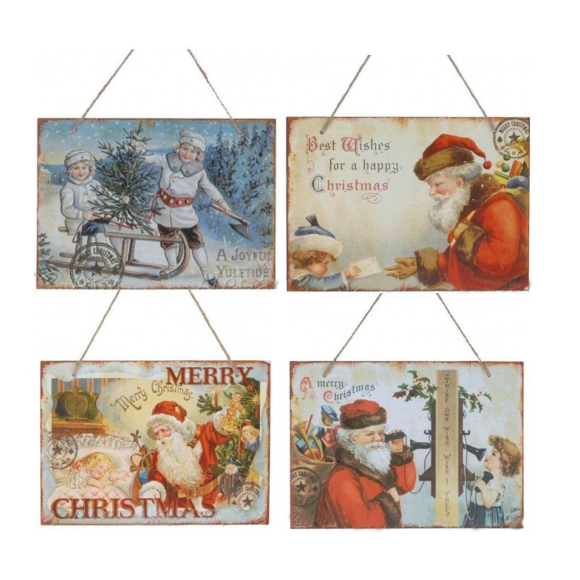 Itemz, Christmas Board Hanger 14Cm, Available in Different Colors