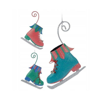 Itemz, Hanging Ornament Ice Skating Shoe 16Cm, Available in Different Colors