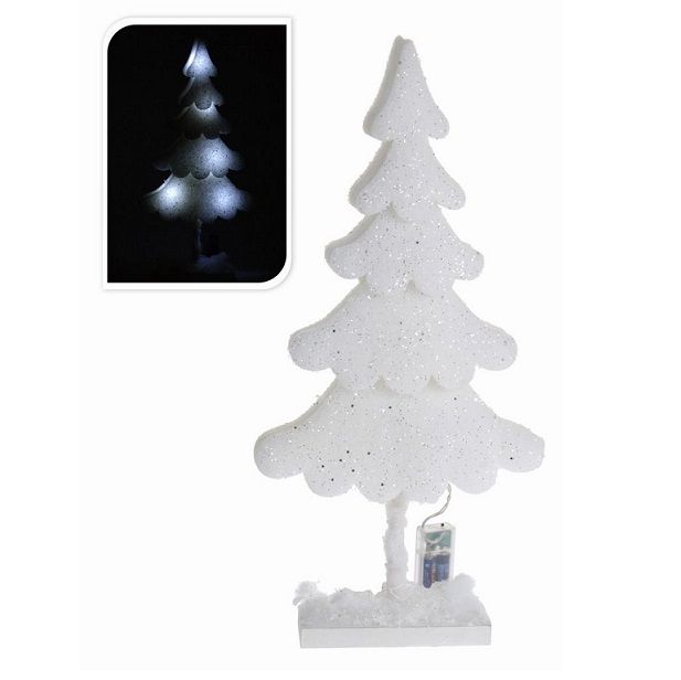 Itemz, Led Christmas Tree White, Available in Different Sizes