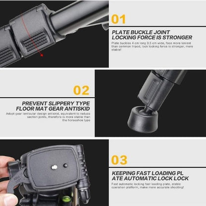 Jmary Multifunction Professional Tripod Kp-2234