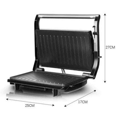 RAF R.240 Electric Sandwich Maker Toaster Panini Electric Grill 1000W, Non-stick Coating, opens 180 degree