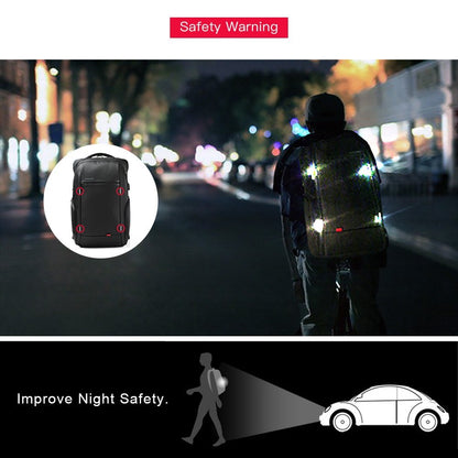 Kingsons, Multifunctional Large Design Backpack Ks3140W Black 17.3 Inch Water-Resistant, Shock-Resistant, Ergonomic Deisgn