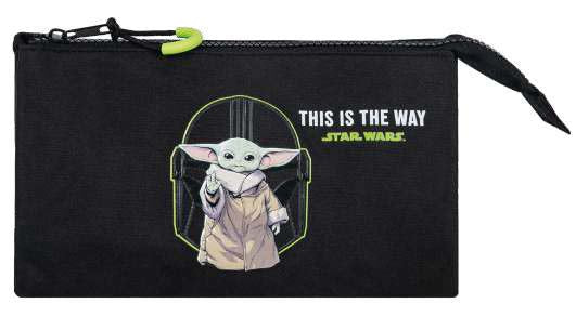 Kstationery Pencil Case Star Wars Baby Yoda Shield Protection Size 23X12X2 Cm, 5600390682449