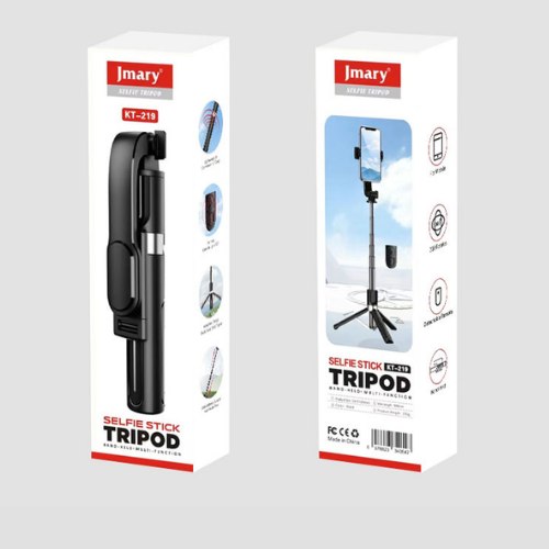 Jmary Kt-219 Mini Tripod & Mobile Selfie Stick With Remote Shutter Mobile Tripods