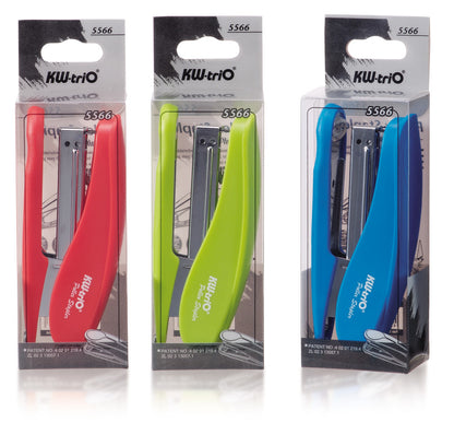 KW Trio, Pollex Half-Strip Stapler 20 Sheets, Assorted